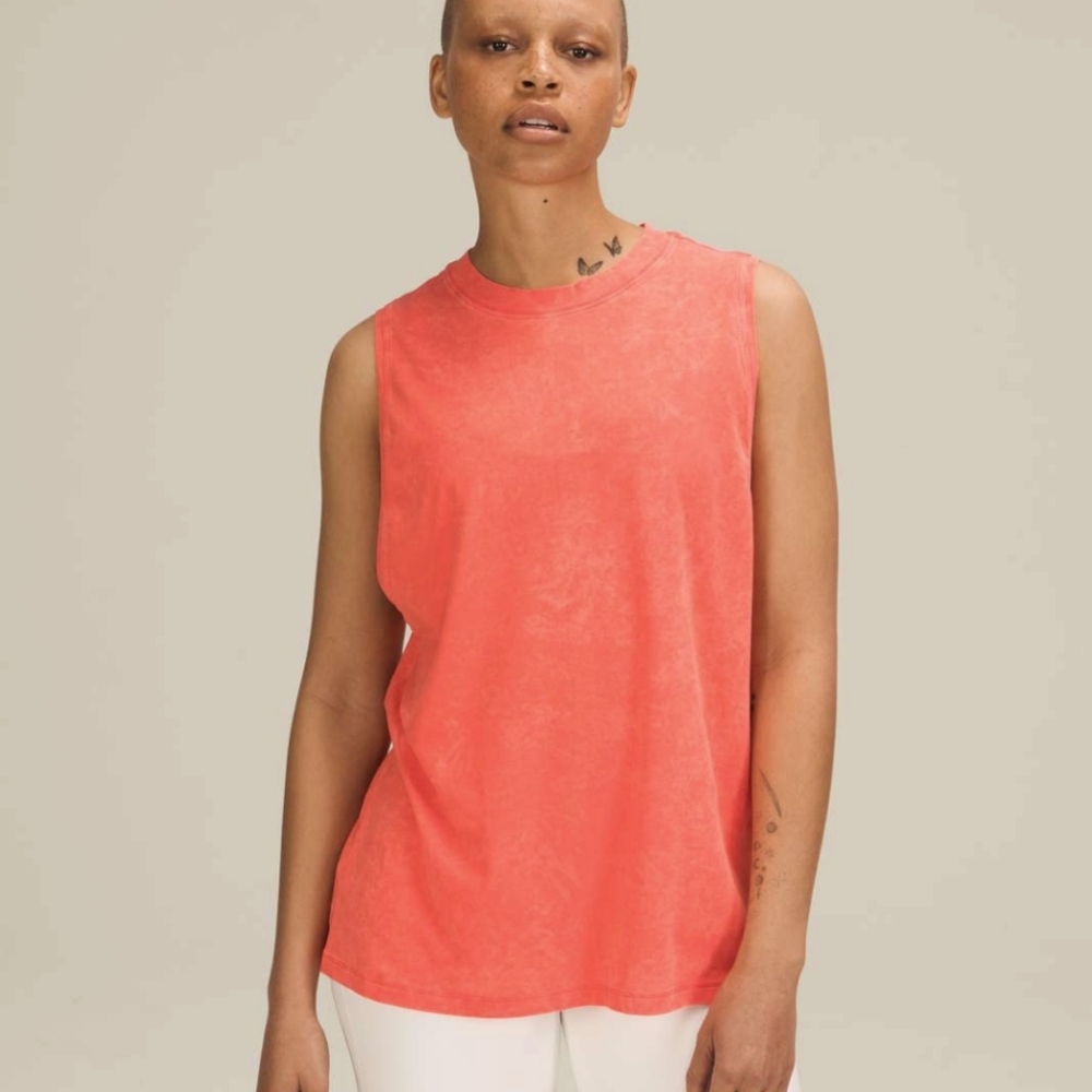 Lululemon All Yours Tank Top Cloudy Wash Flare